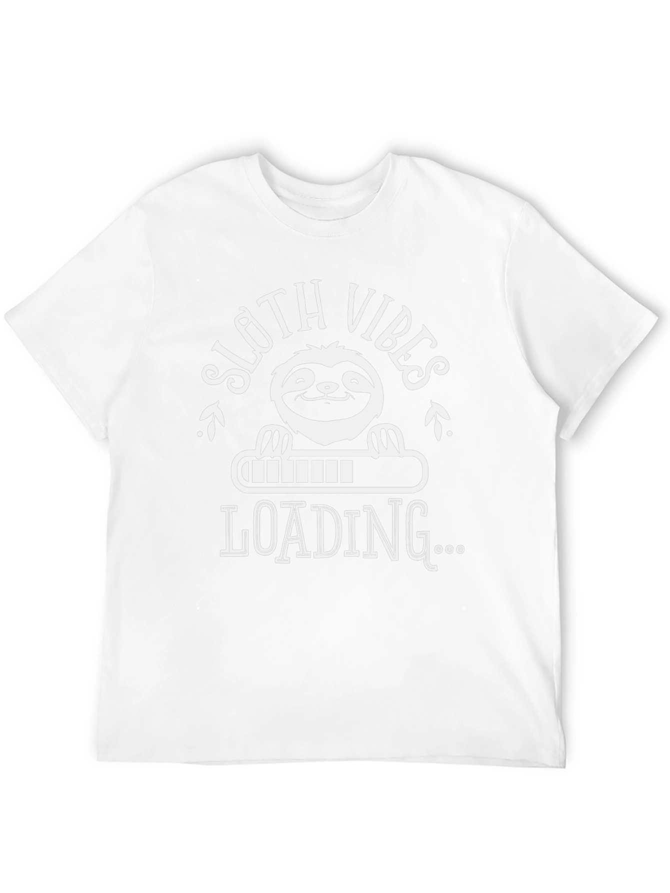 Sloth Vibes Loading Graphic T-Shirt