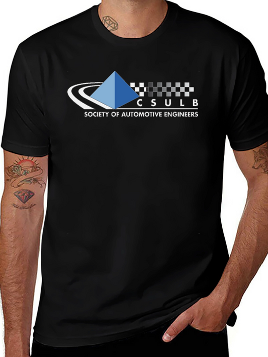 CSULB Society of Automotive Engineers Black T-Shirt