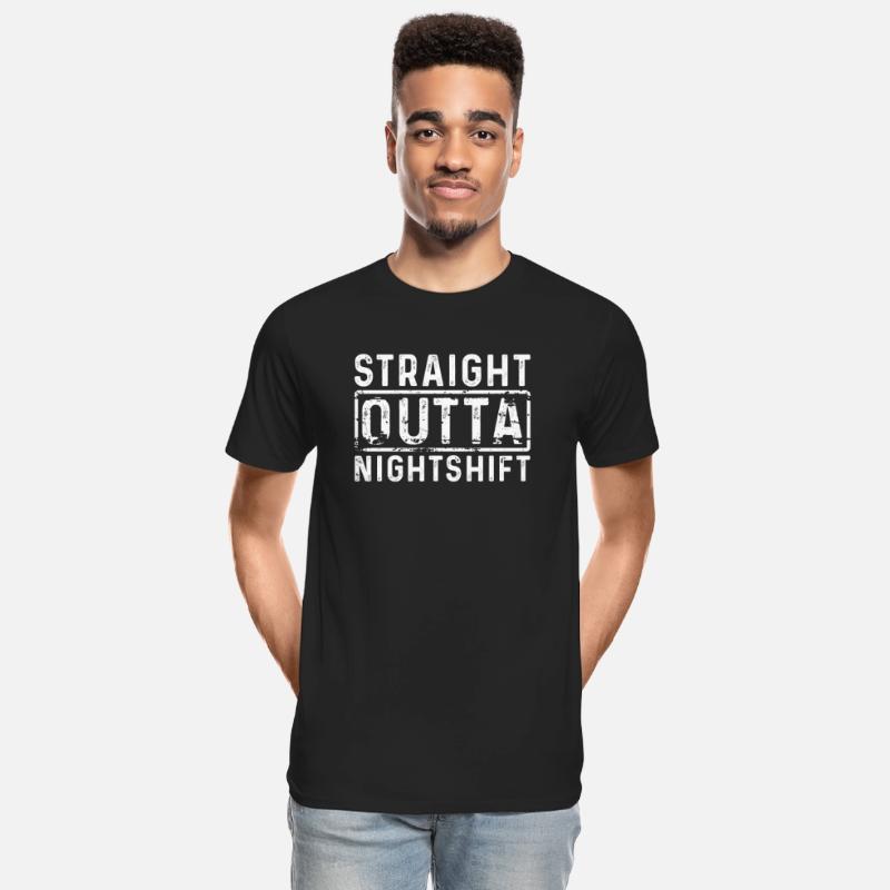 Night Shift T-apparel - Straight Outta Night