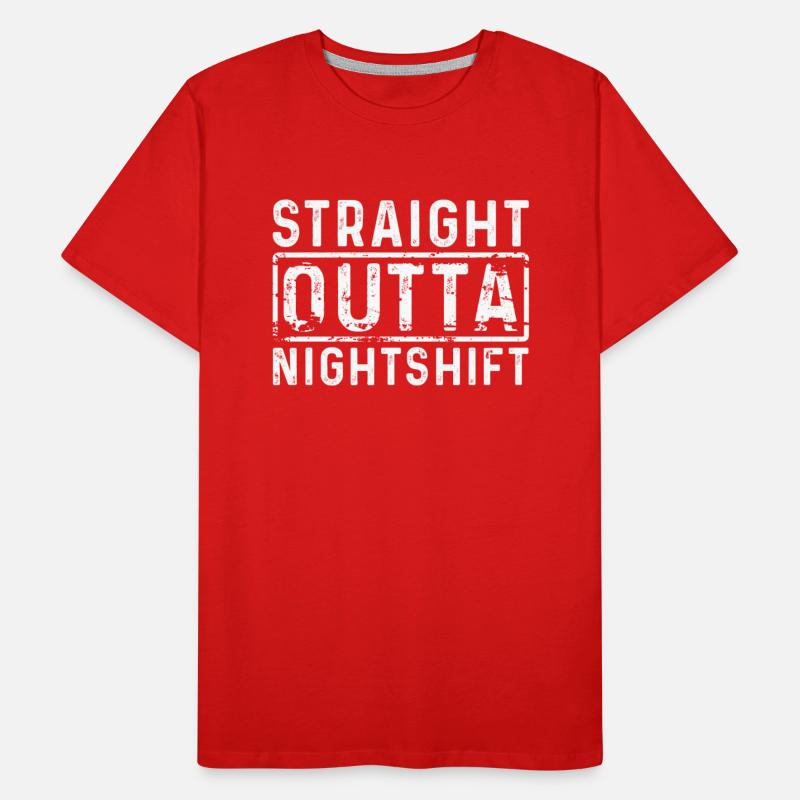 Night Shift T-apparel - Straight Outta Night