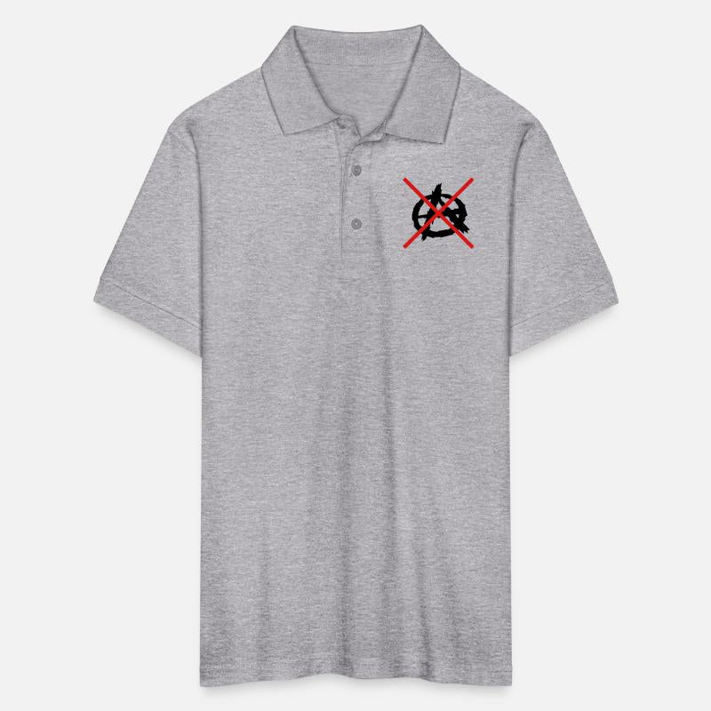 No anarchy symbol logo