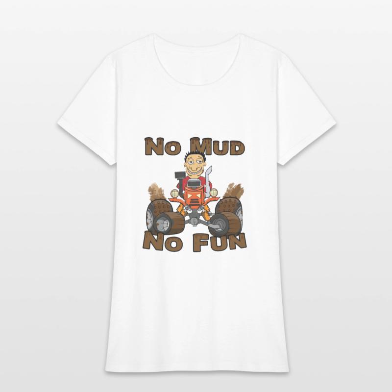 No Mud No Fun Off Road Tractor Red