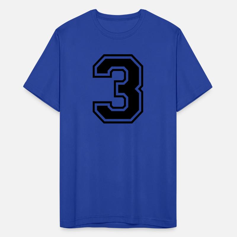 Number 3 three college style counting gift