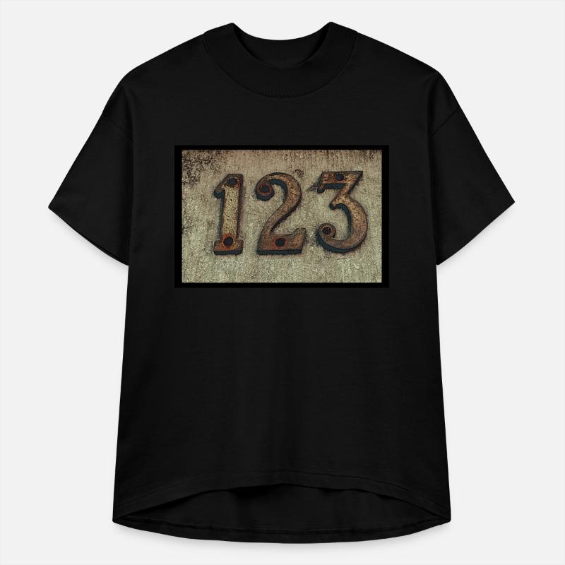 Numerical expression 123 with a black frame.