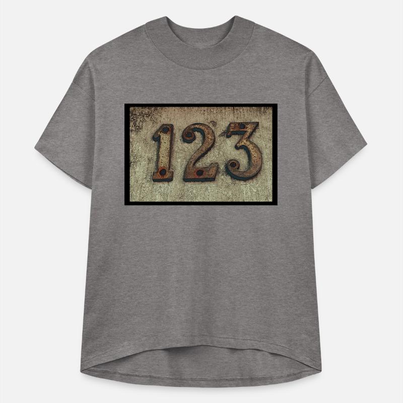 Numerical expression 123 with a black frame.
