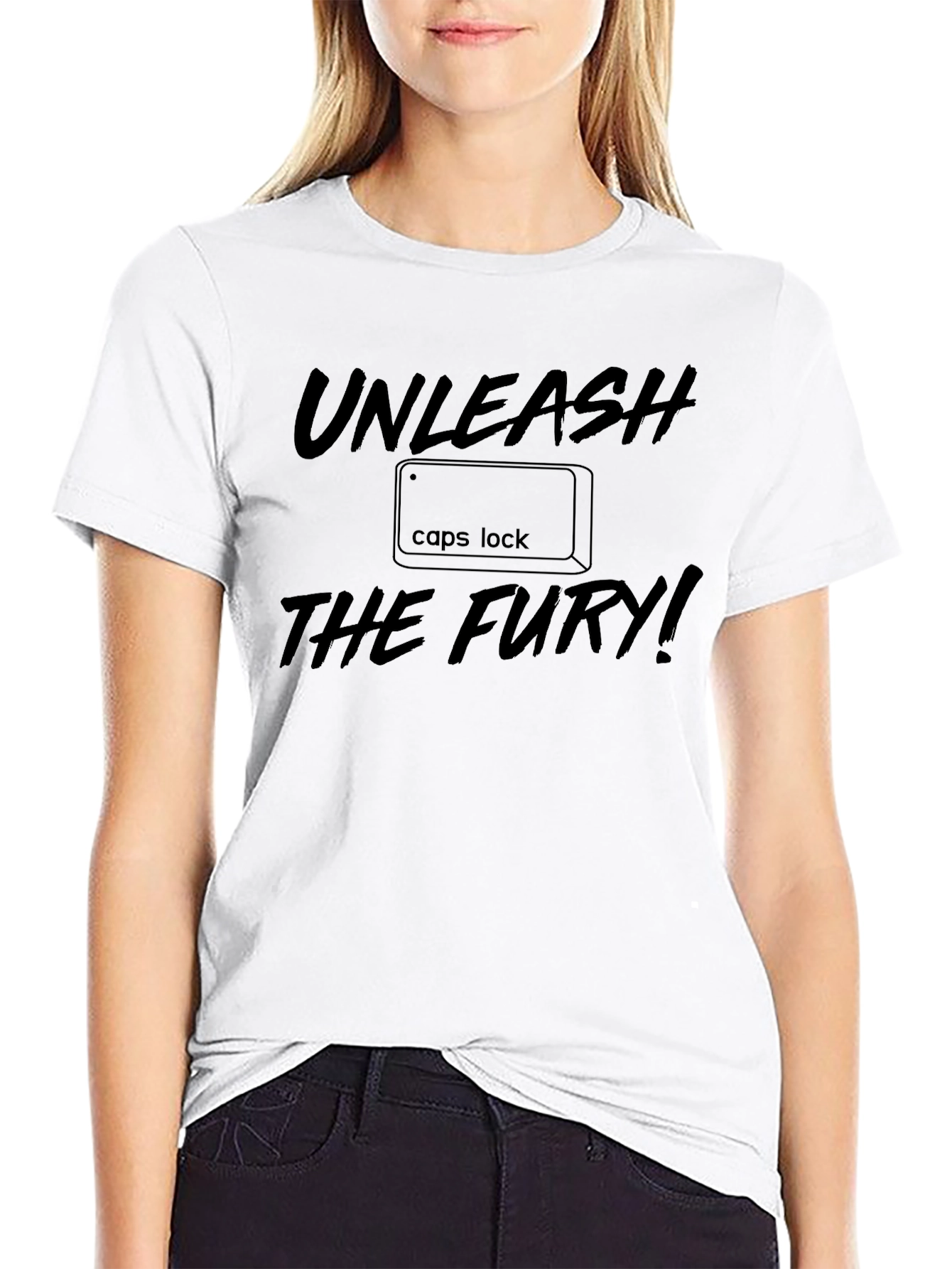 Unleash the Fury - Caps Lock T-Shirt