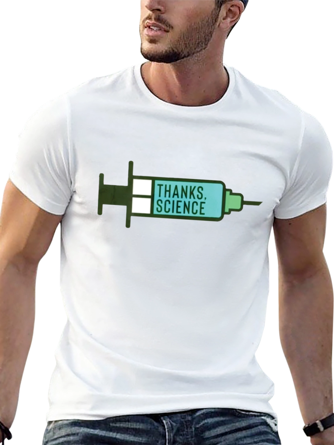 Thanks Science T-Shirt - Vaccine Graphic Tee
