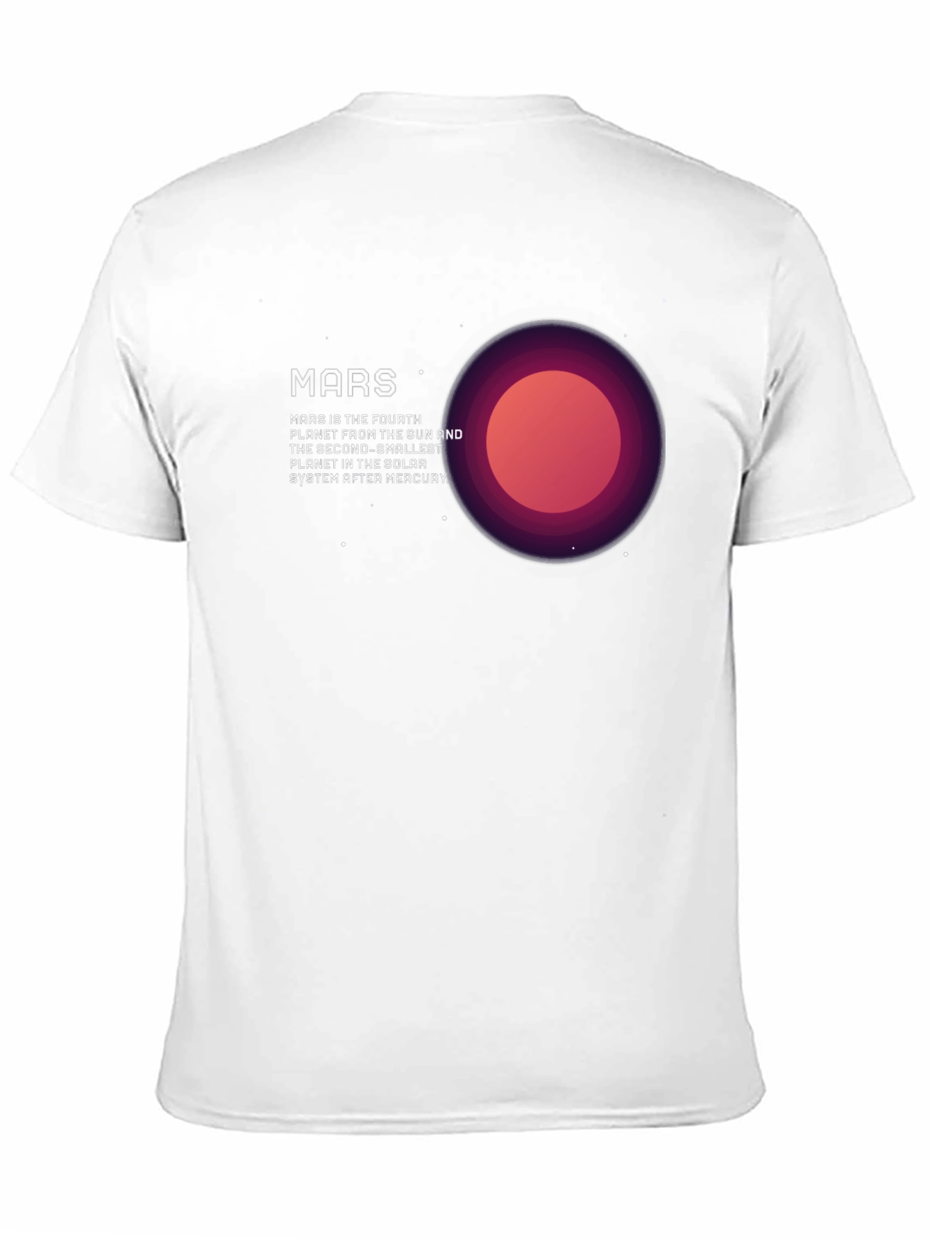 Mars Planet Graphic T-Shirt