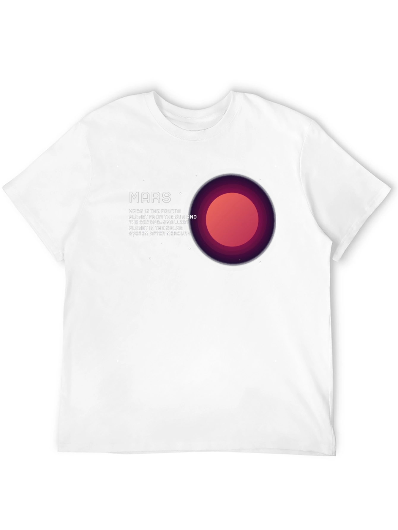 Mars Planet Graphic T-Shirt