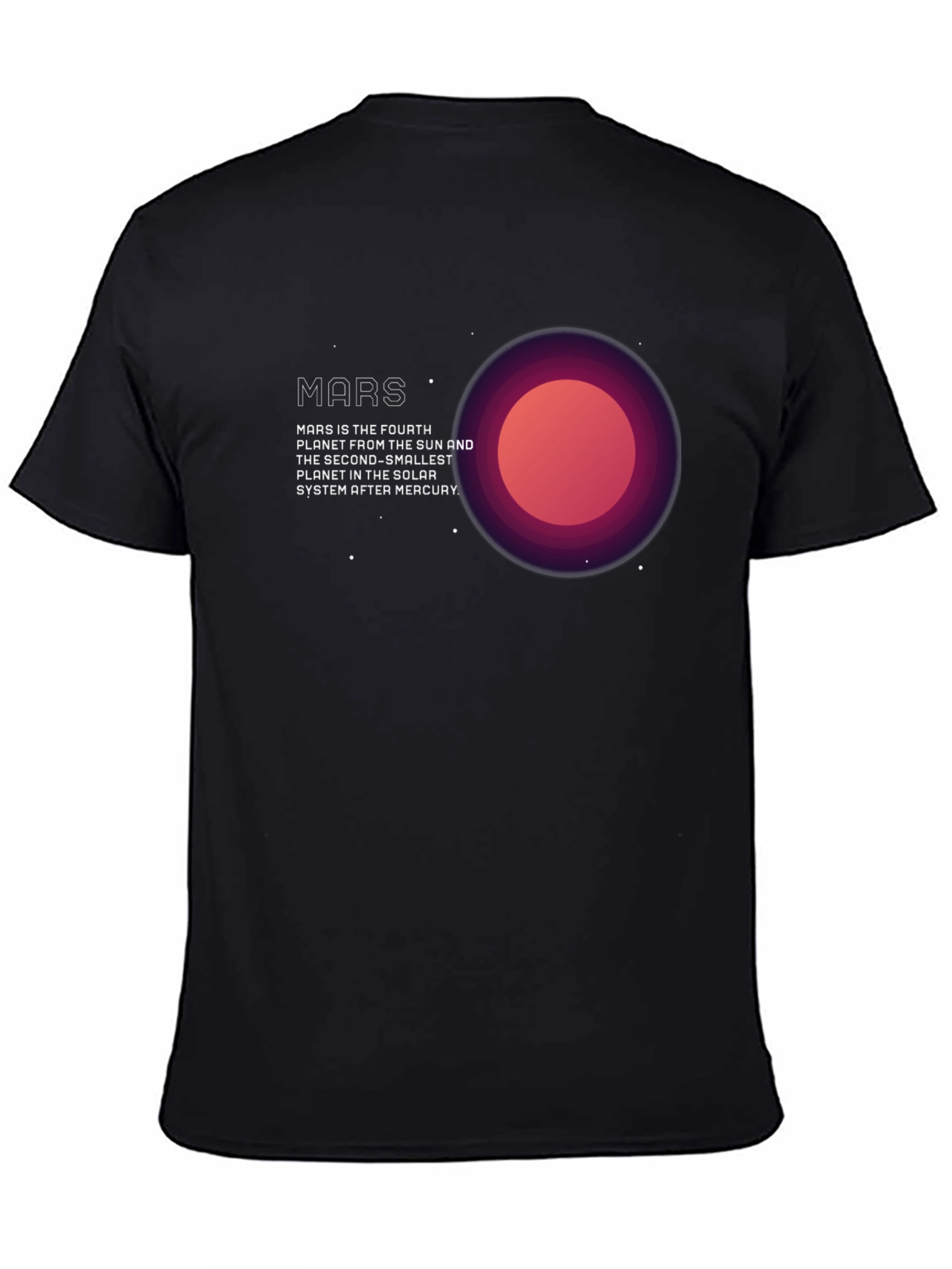 Mars Planet Graphic T-Shirt