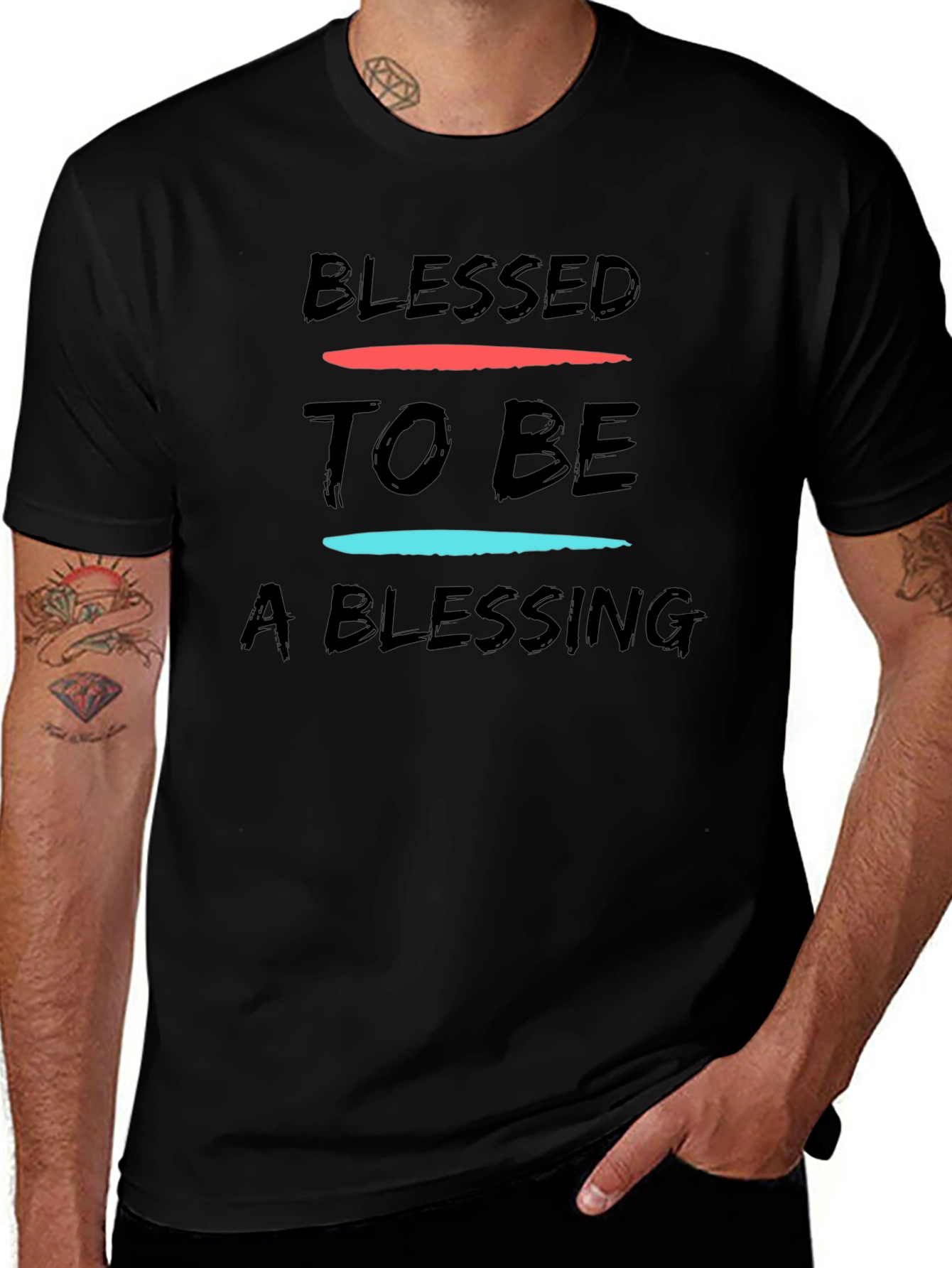 Blessed to be a Blessing Black T-Shirt