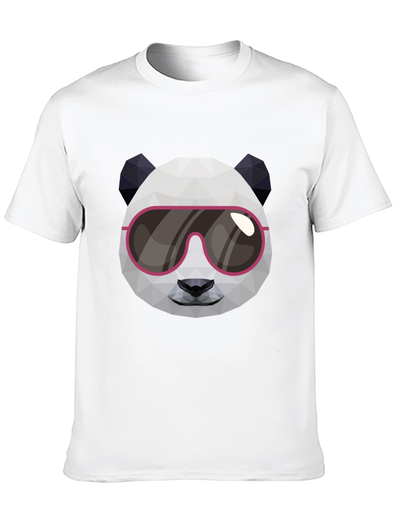 Cool Panda Graphic Tee - Black Cotton Shirt
