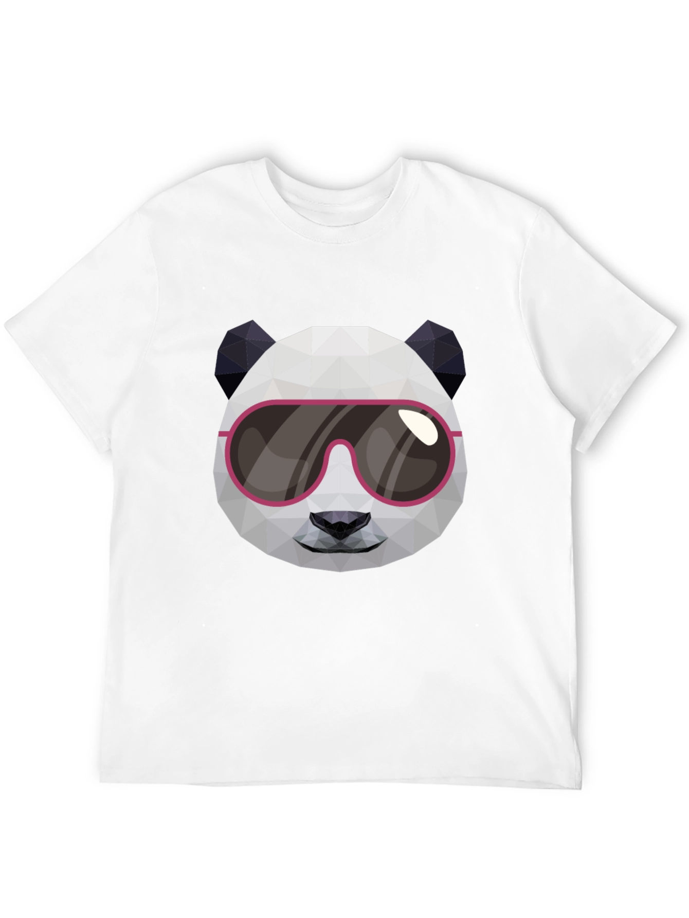 Cool Panda Graphic Tee - Black Cotton Shirt