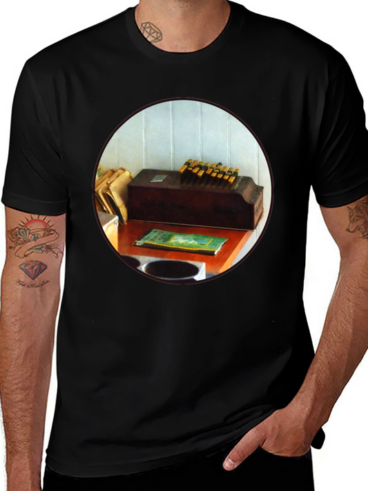 Vintage Calculator Graphic Tee - Unique Style
