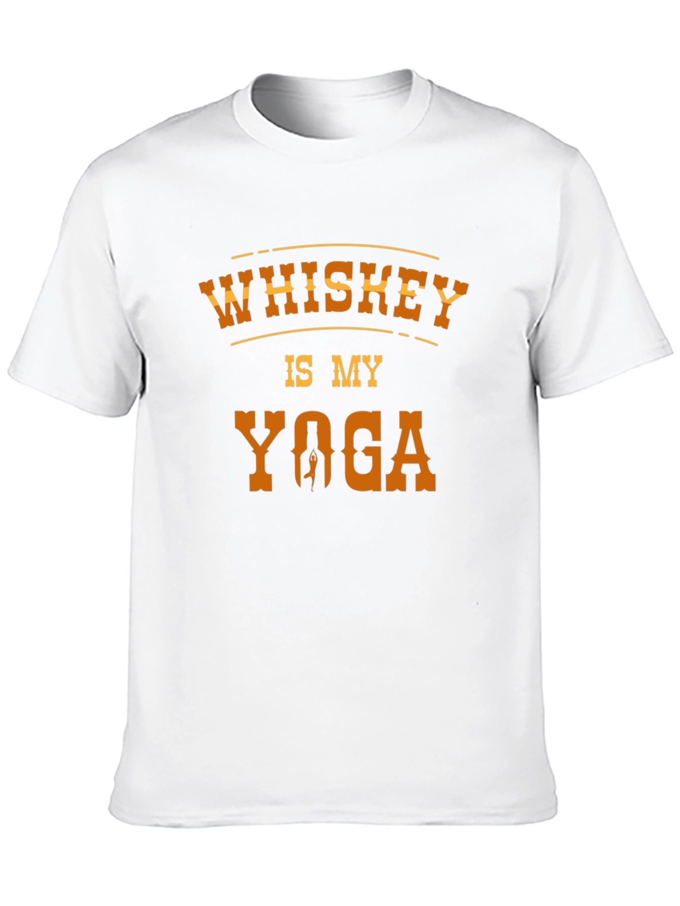 Whiskey is My Yoga T-Shirt Funny Alcohol Tee