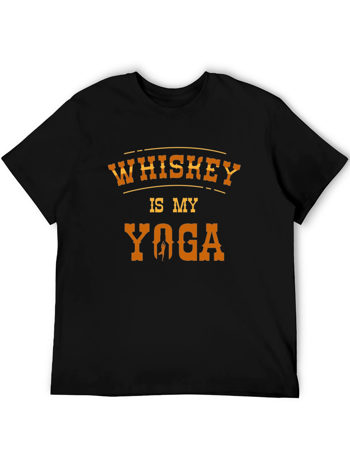 Whiskey is My Yoga T-Shirt Funny Alcohol Tee