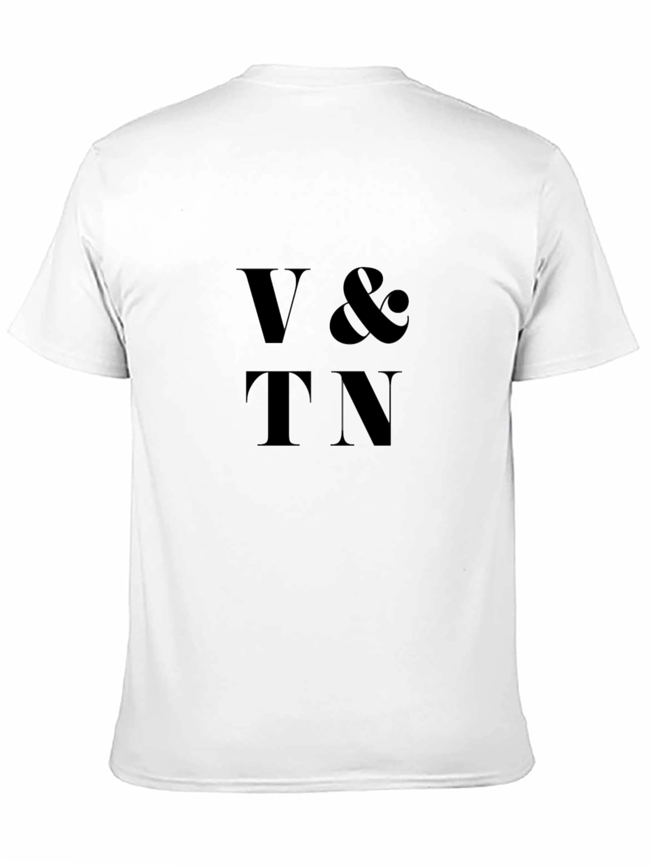 V&TN Black Graphic T-Shirt