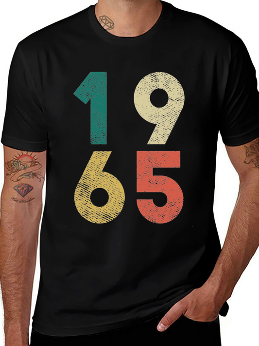 Vintage 1965 Graphic Tee - Retro Birthday Shirt
