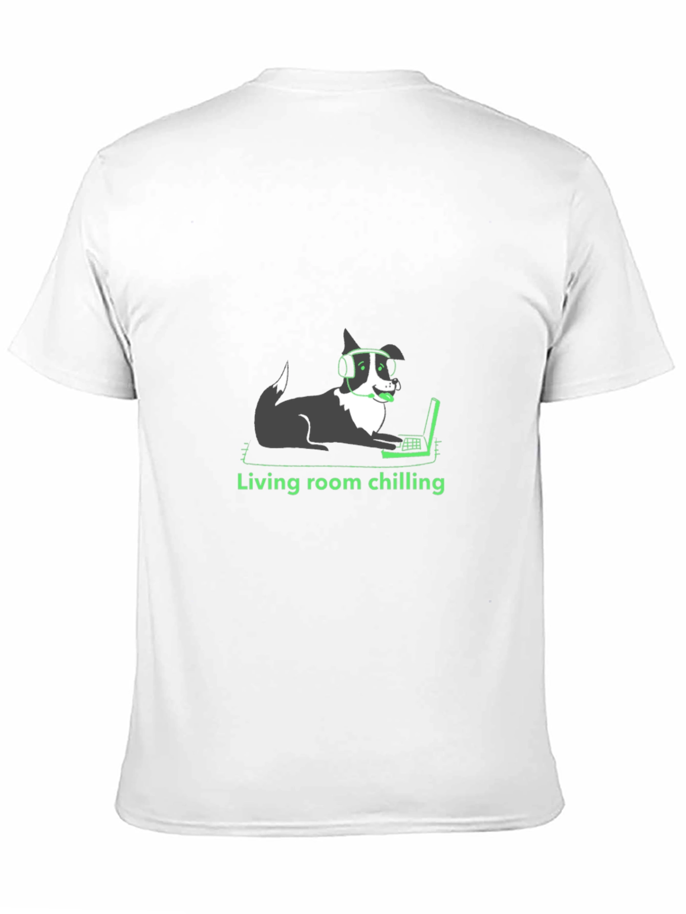 Dog Lovers Tee: Living Room Chilling Design