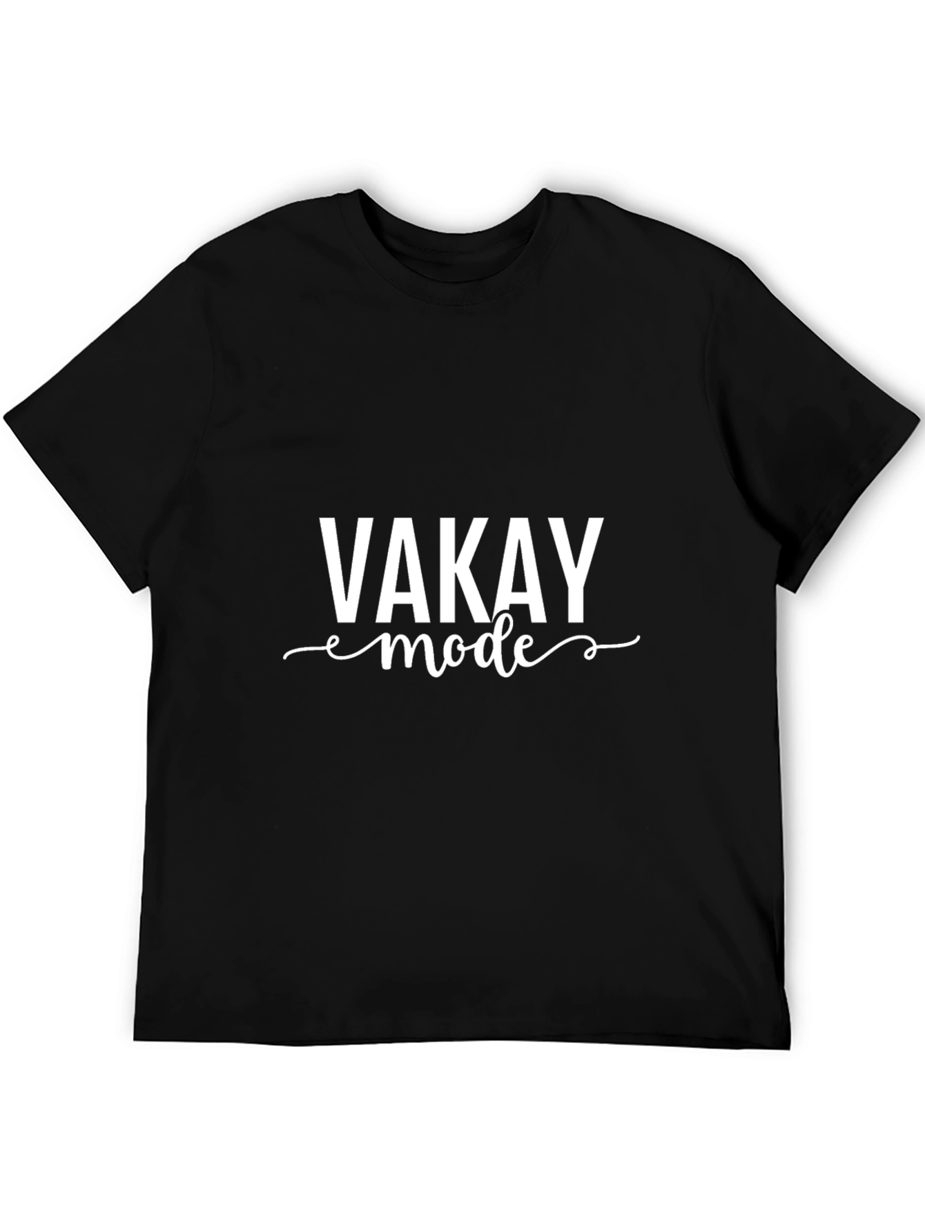 Vacay Mode Graphic Tee - Black