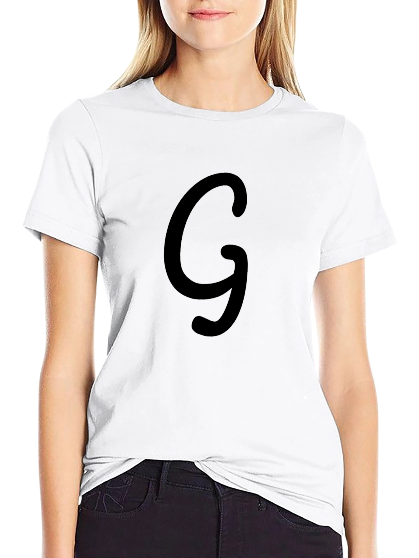 Black T-Shirt with G Design