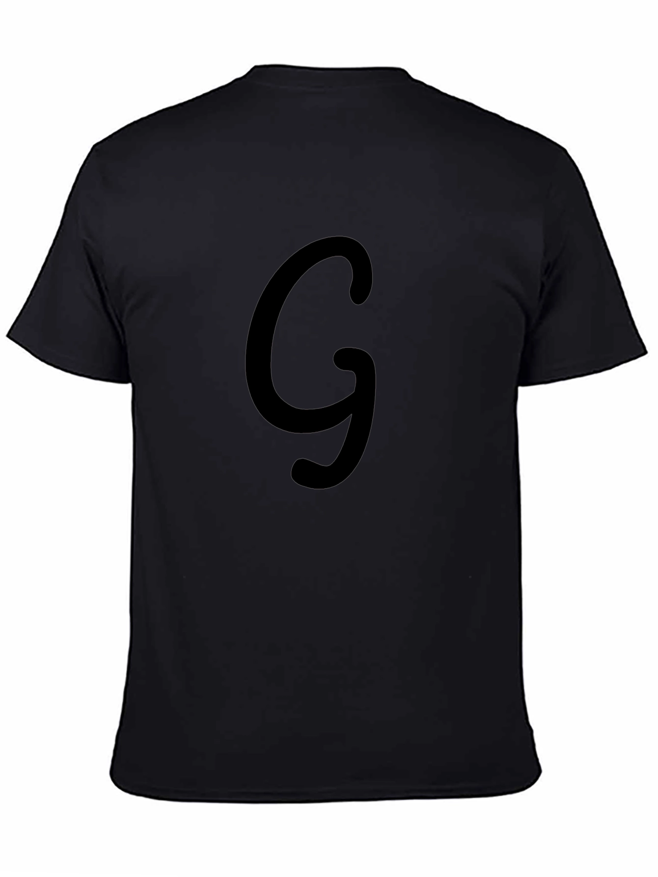 Black T-Shirt with G Design