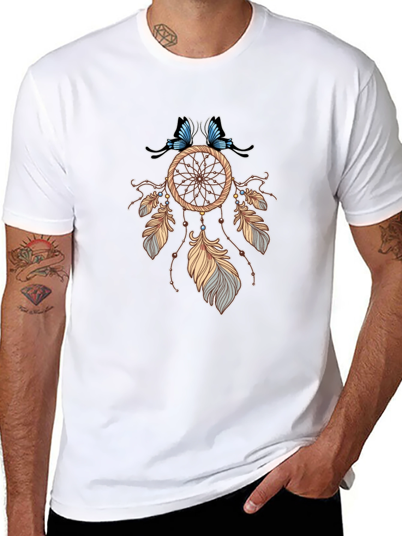 Dreamcatcher Graphic T-Shirt - Black