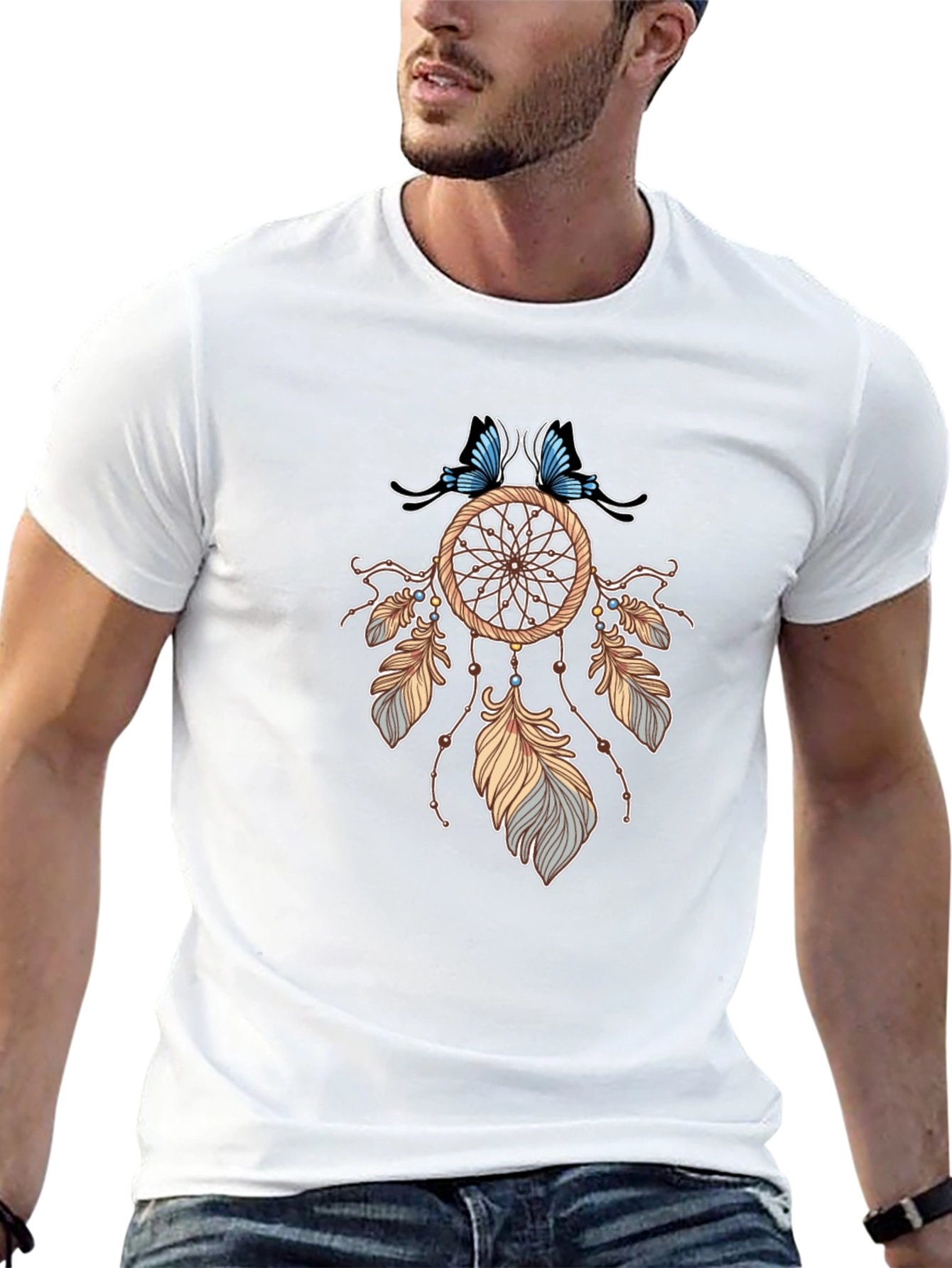 Dreamcatcher Graphic T-Shirt - Black