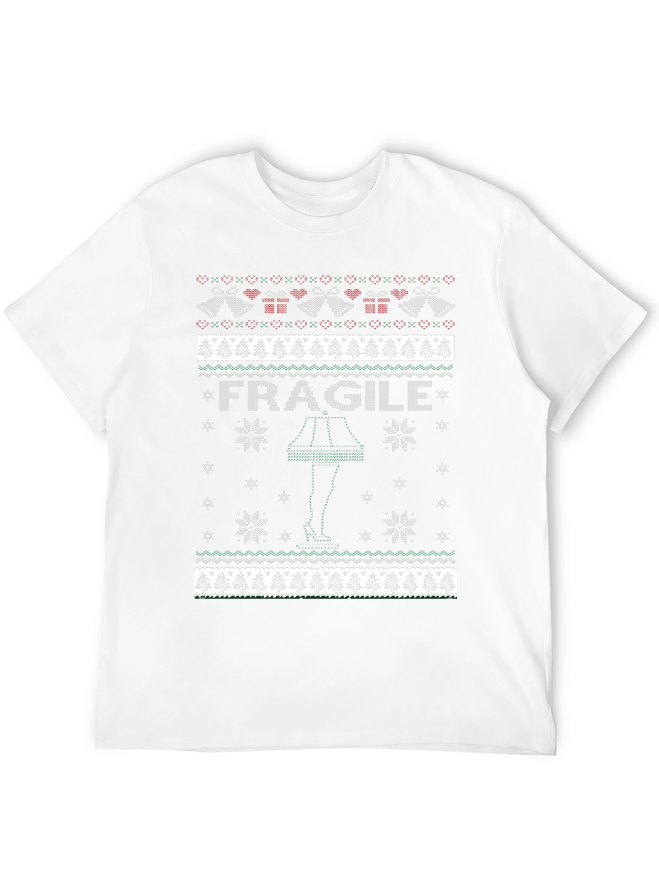 Fragile Leg Lamp Ugly Christmas Sweater T-Shirt