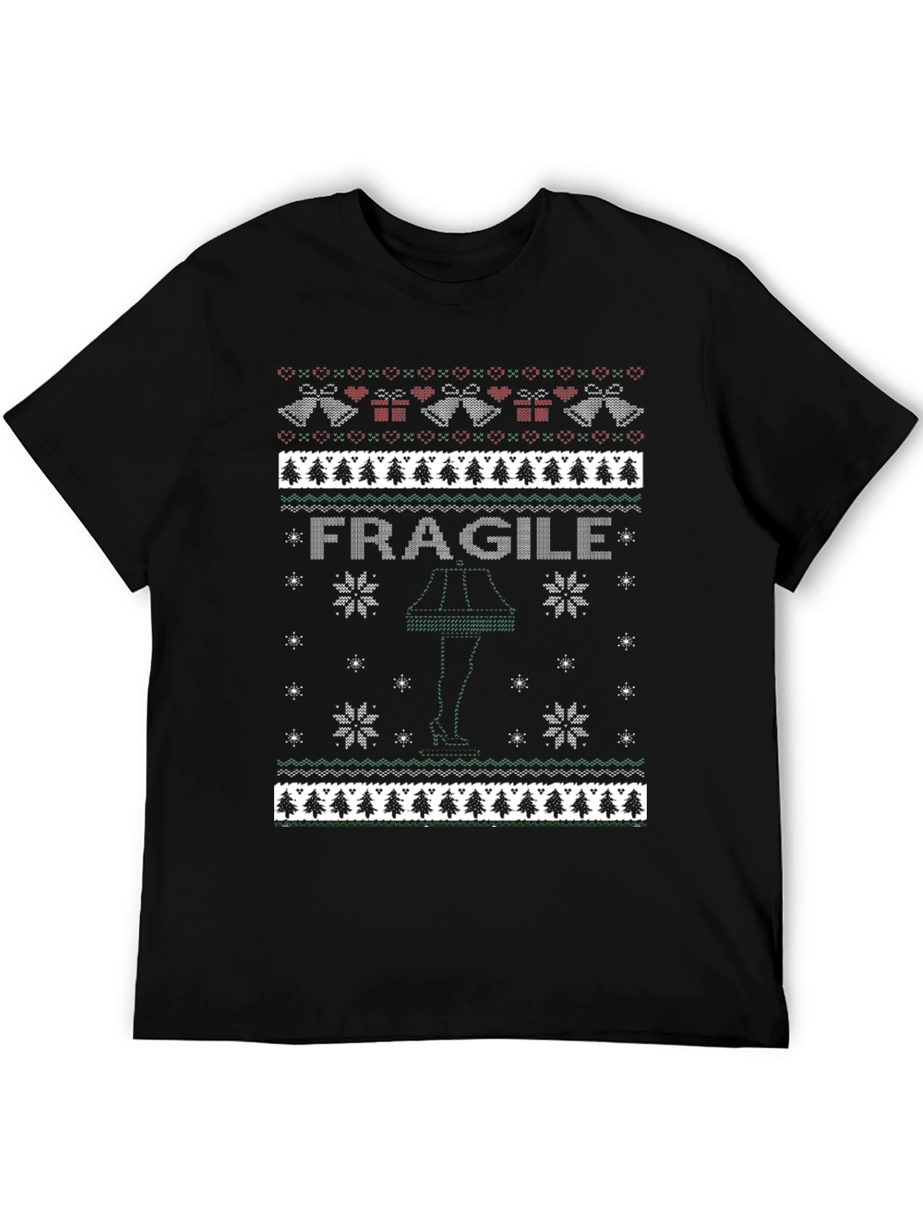 Fragile Leg Lamp Ugly Christmas Sweater T-Shirt