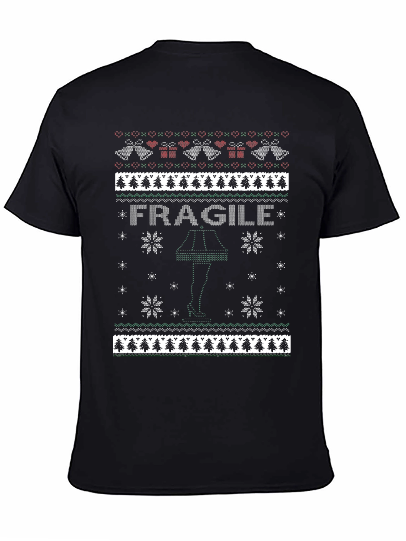 Fragile Leg Lamp Ugly Christmas Sweater T-Shirt