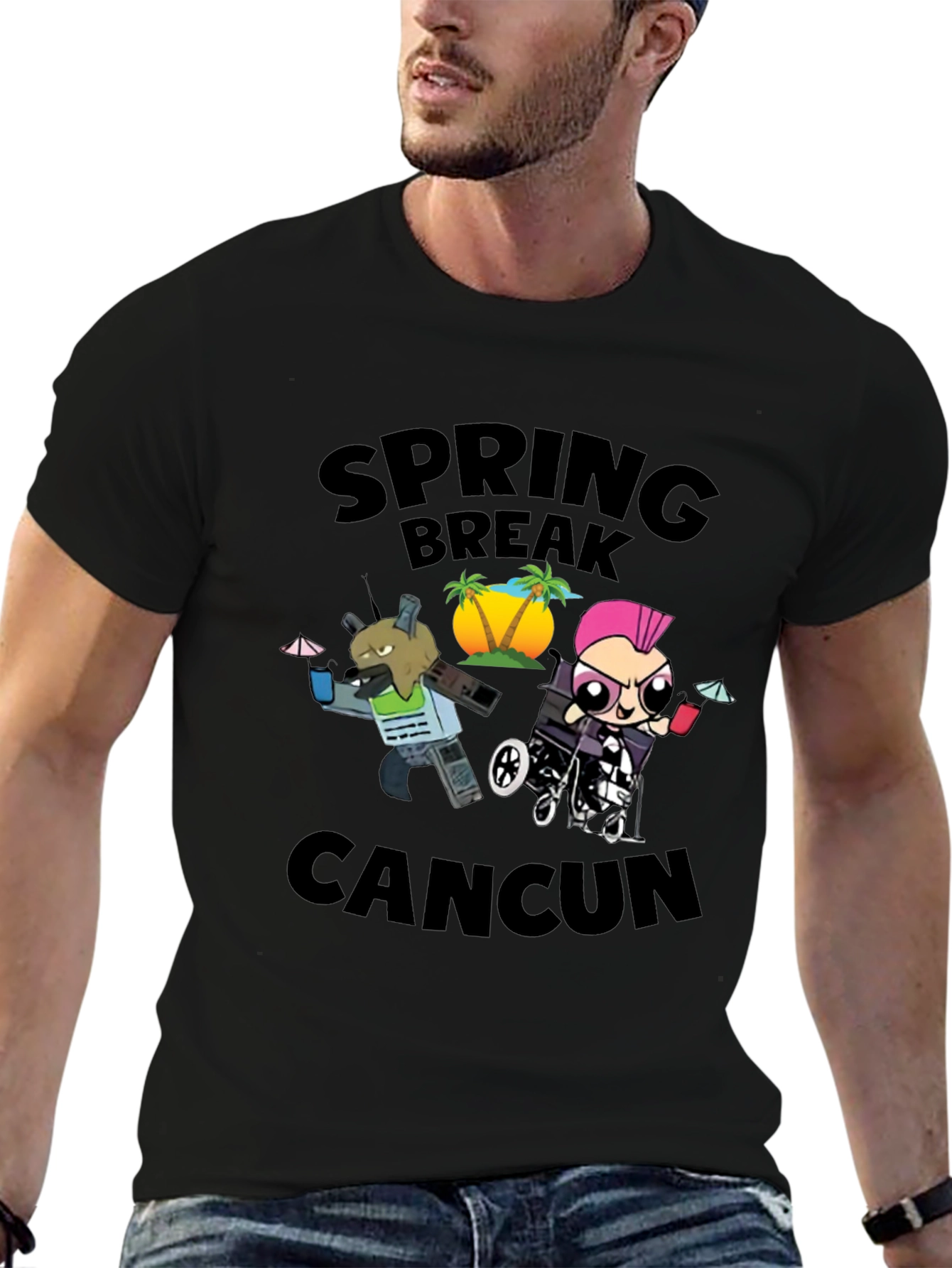 Spring Break Cancun Graphic Tee