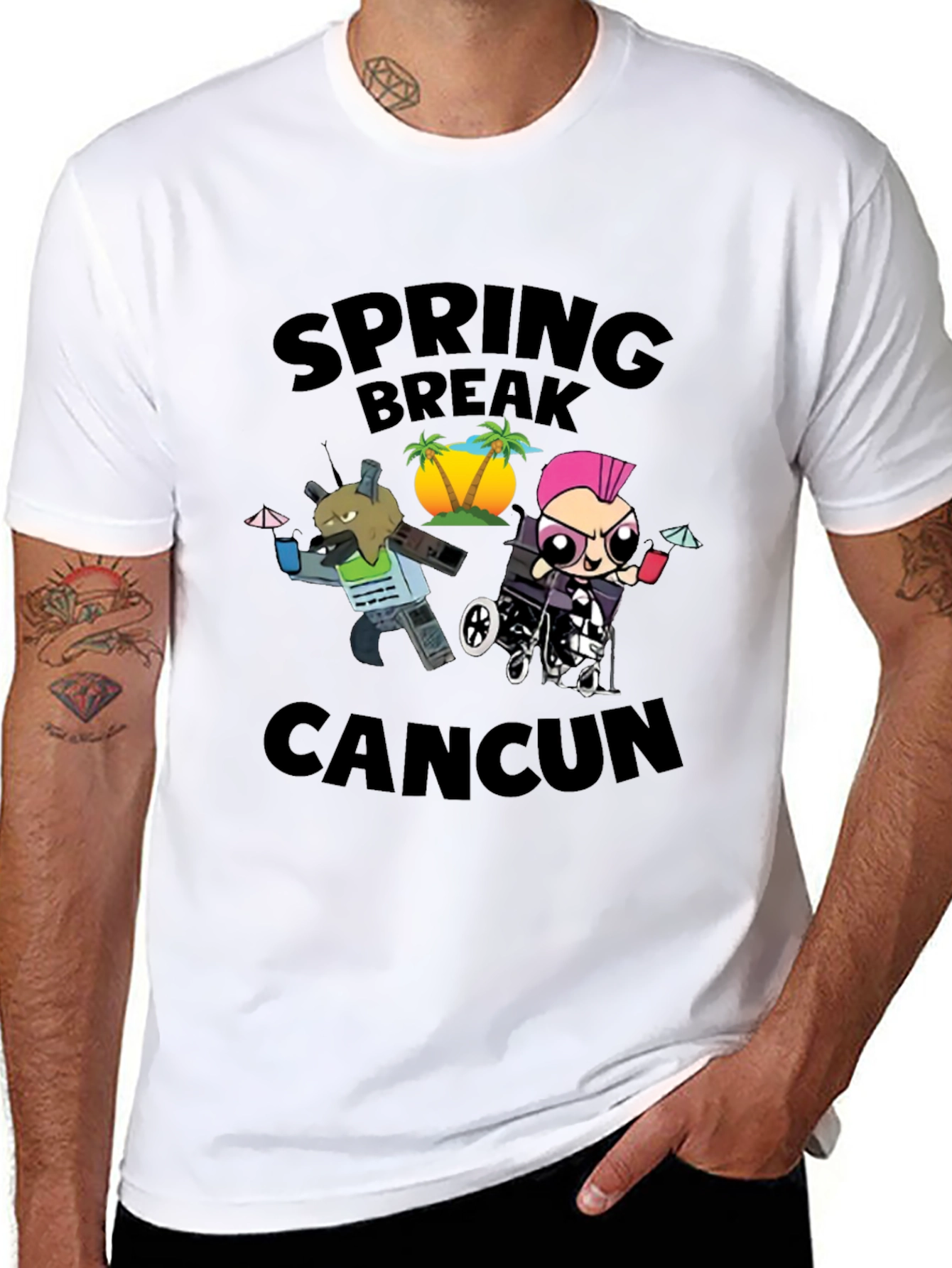 Spring Break Cancun Graphic Tee