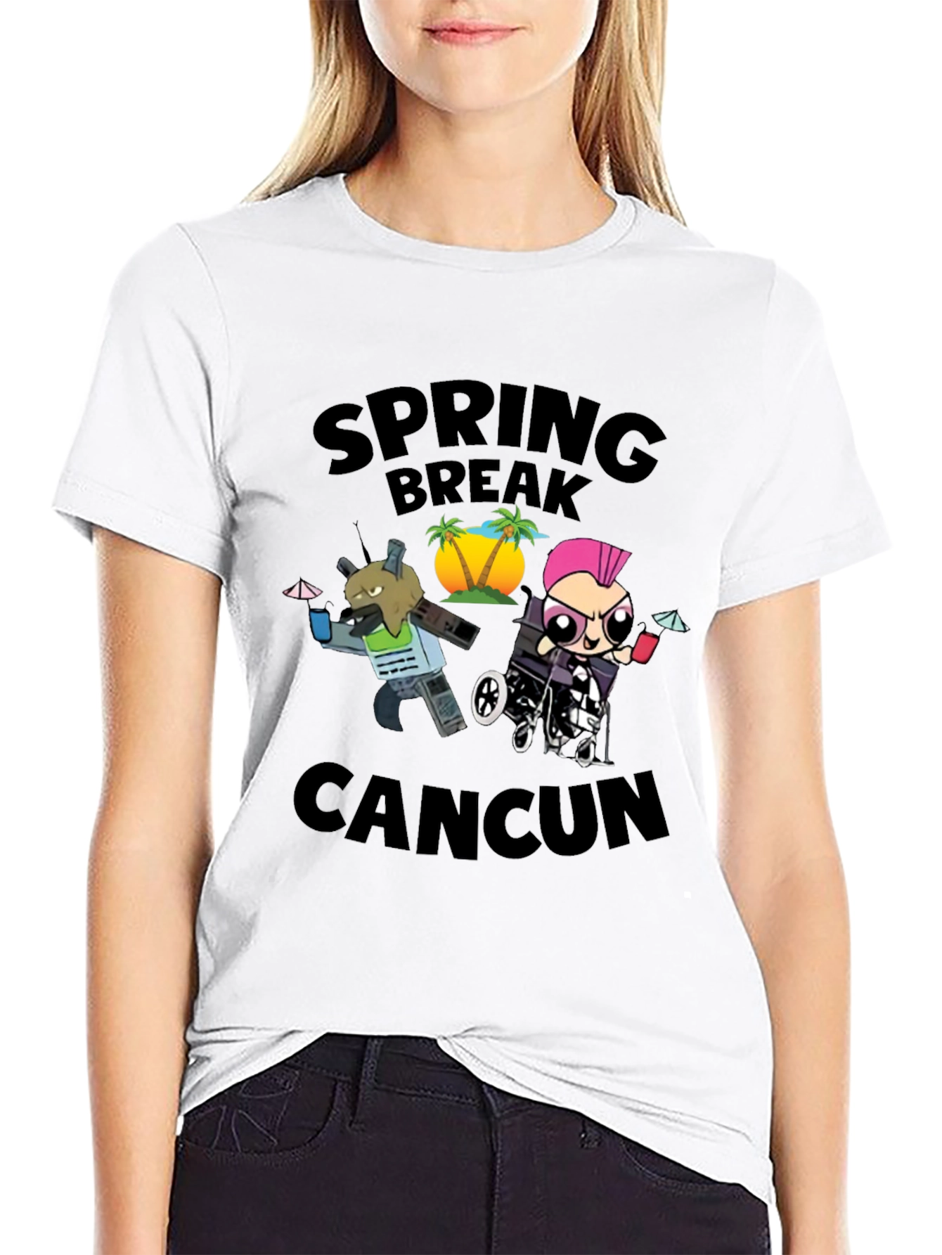 Spring Break Cancun Graphic Tee