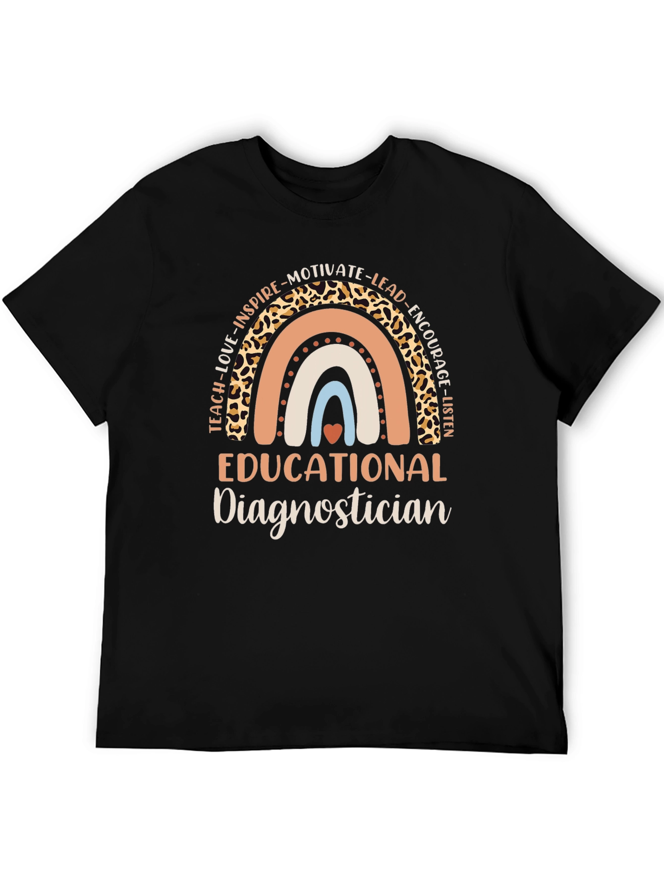 Educational Diagnostician Rainbow T-Shirt