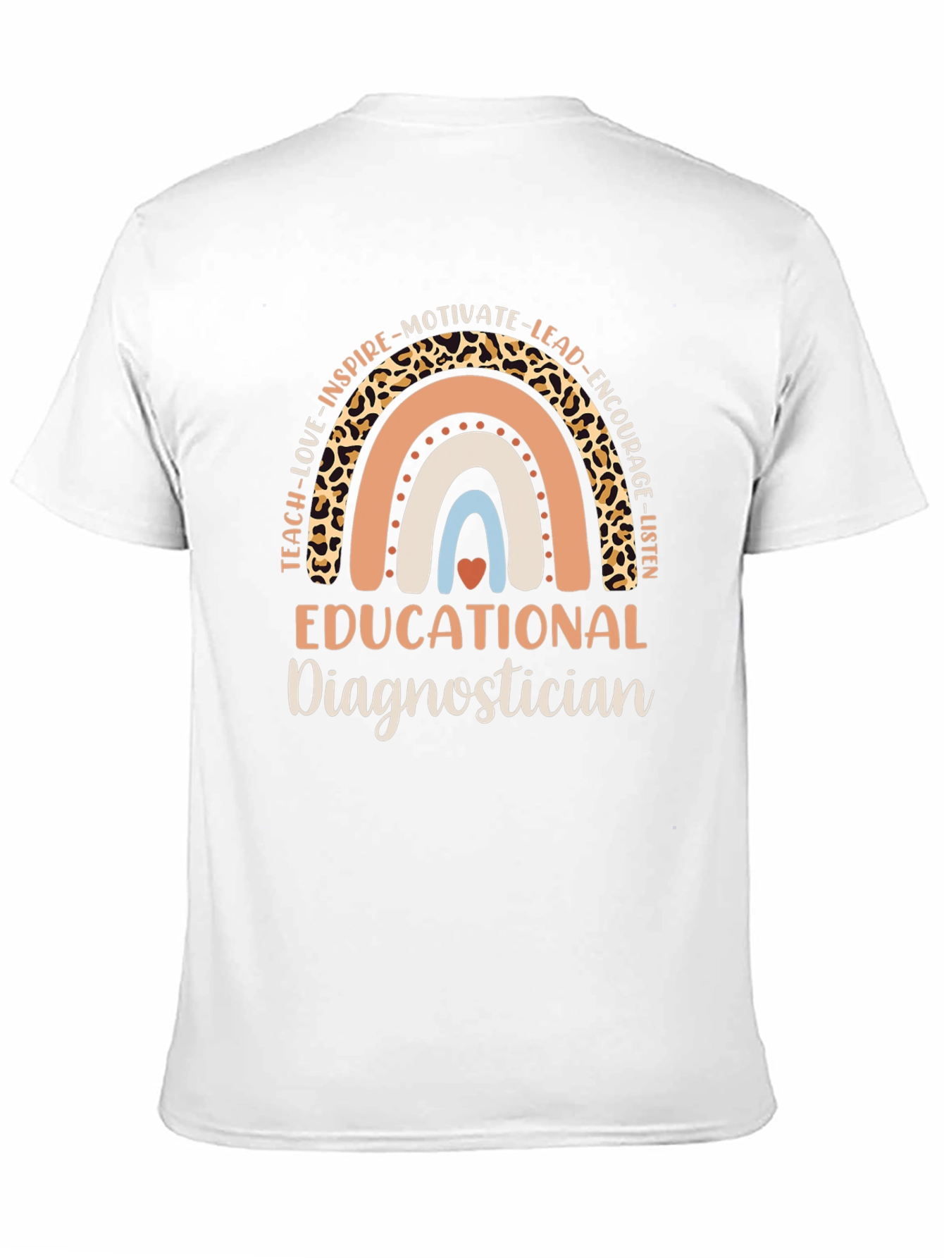 Educational Diagnostician Rainbow T-Shirt