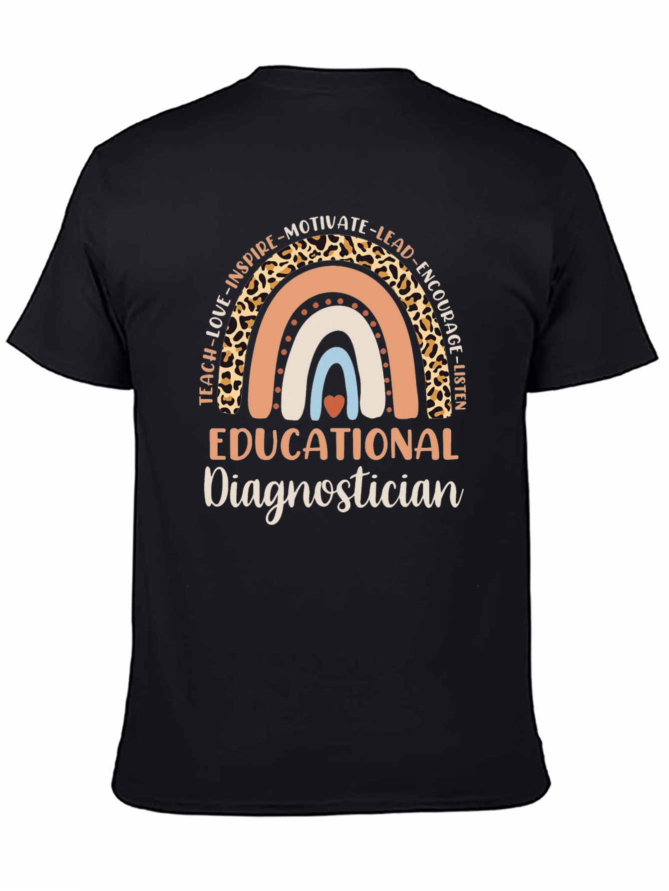 Educational Diagnostician Rainbow T-Shirt