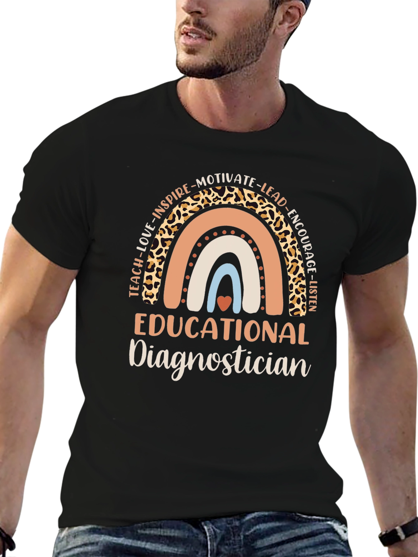 Educational Diagnostician Rainbow T-Shirt