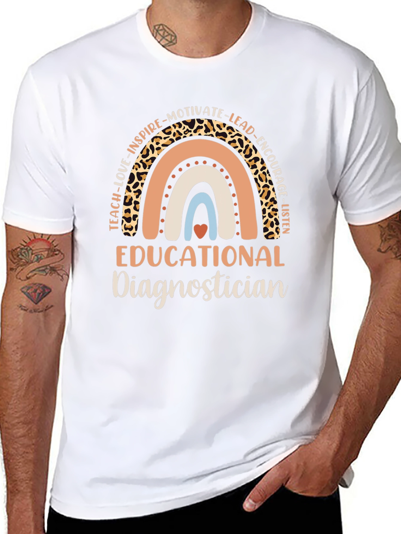 Educational Diagnostician Rainbow T-Shirt