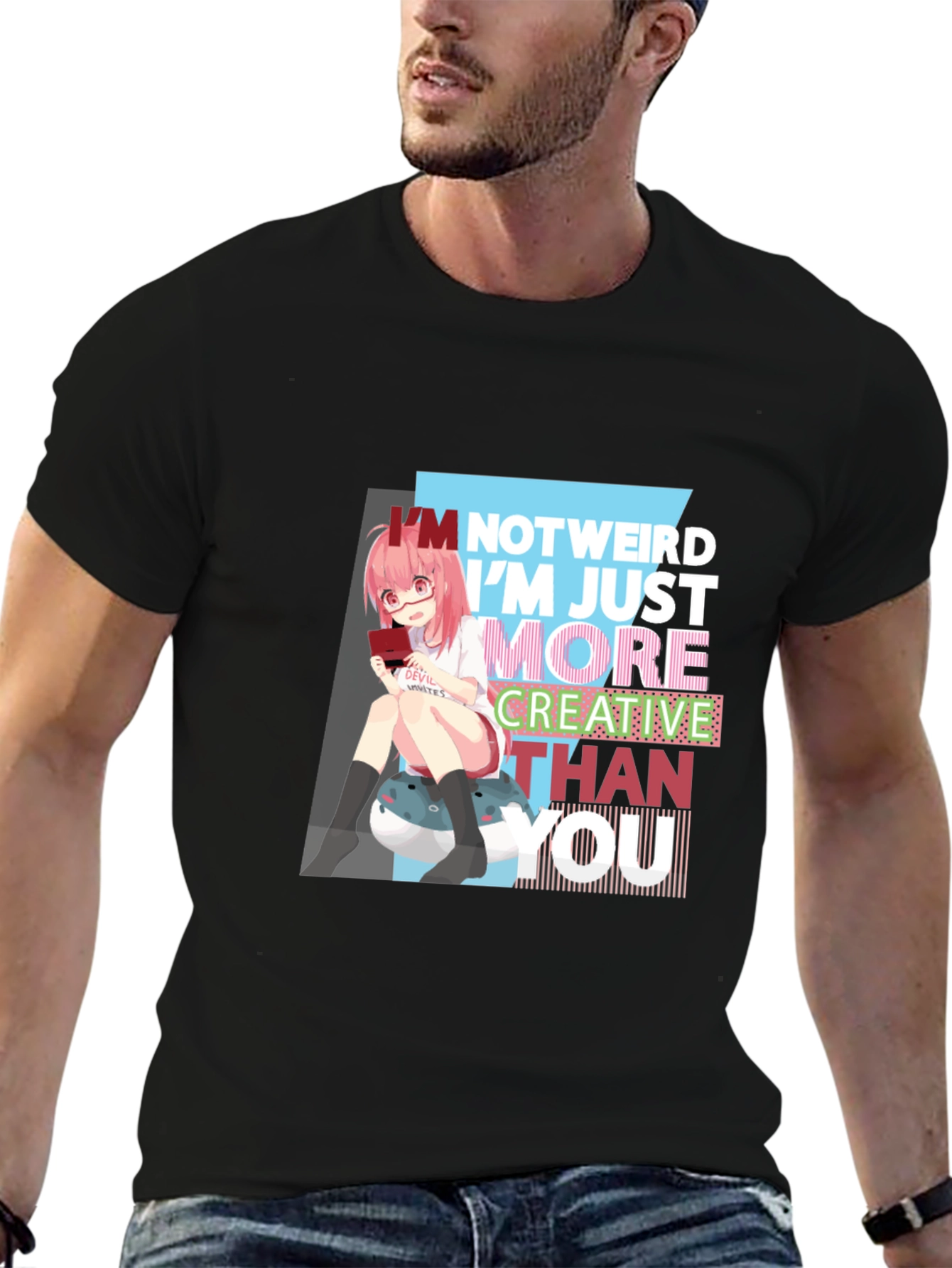 Im Not Weird T-Shirt - Anime Girl Graphic Tee