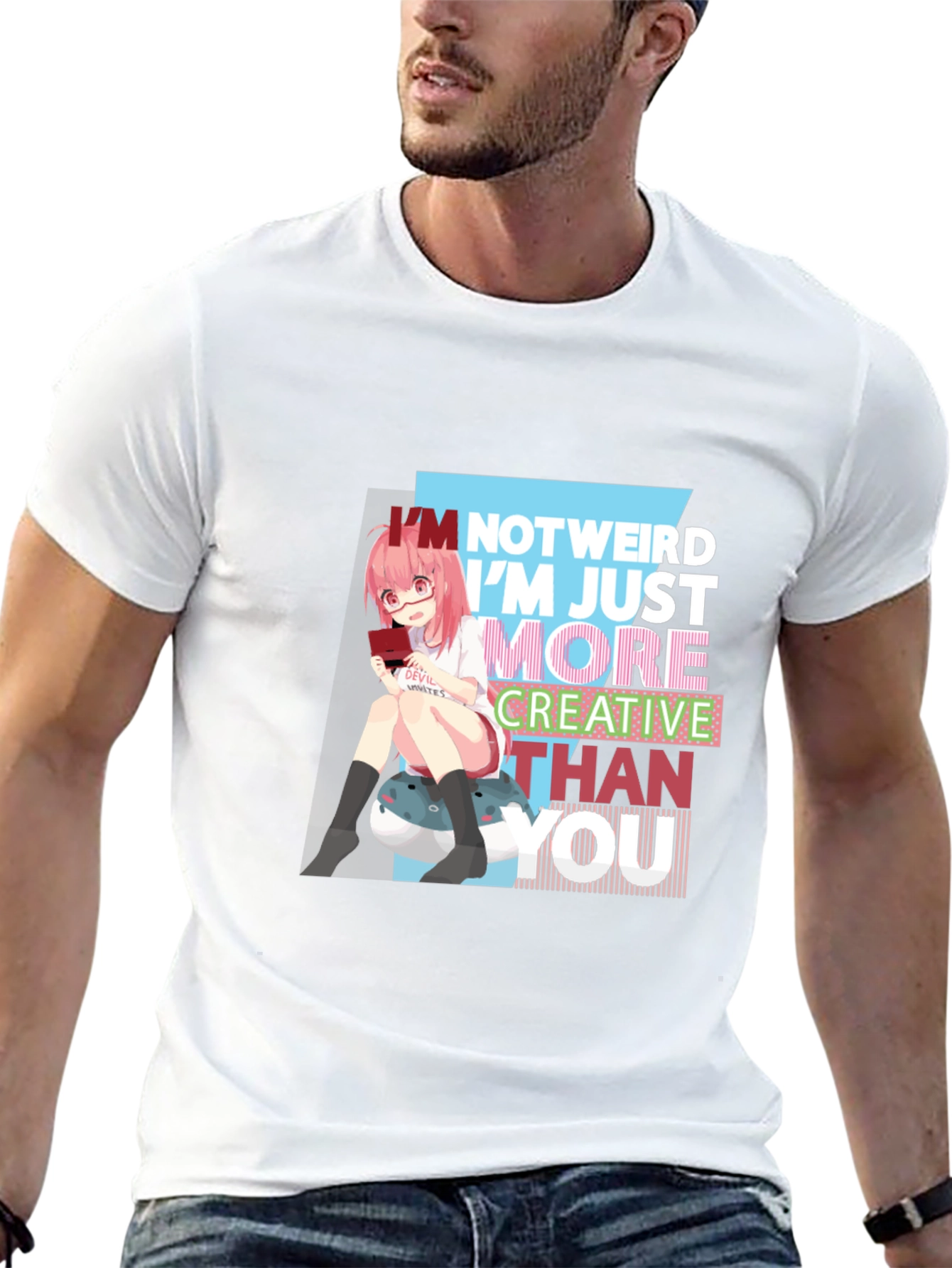 Im Not Weird T-Shirt - Anime Girl Graphic Tee