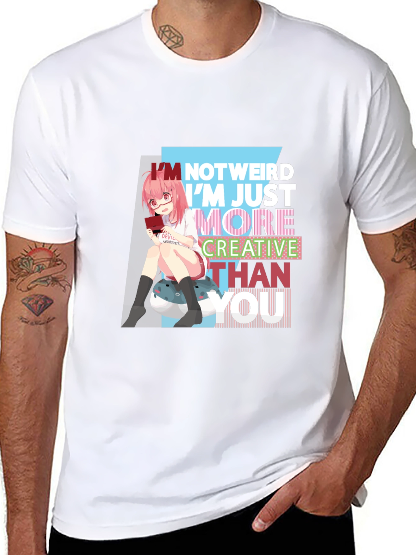 Im Not Weird T-Shirt - Anime Girl Graphic Tee