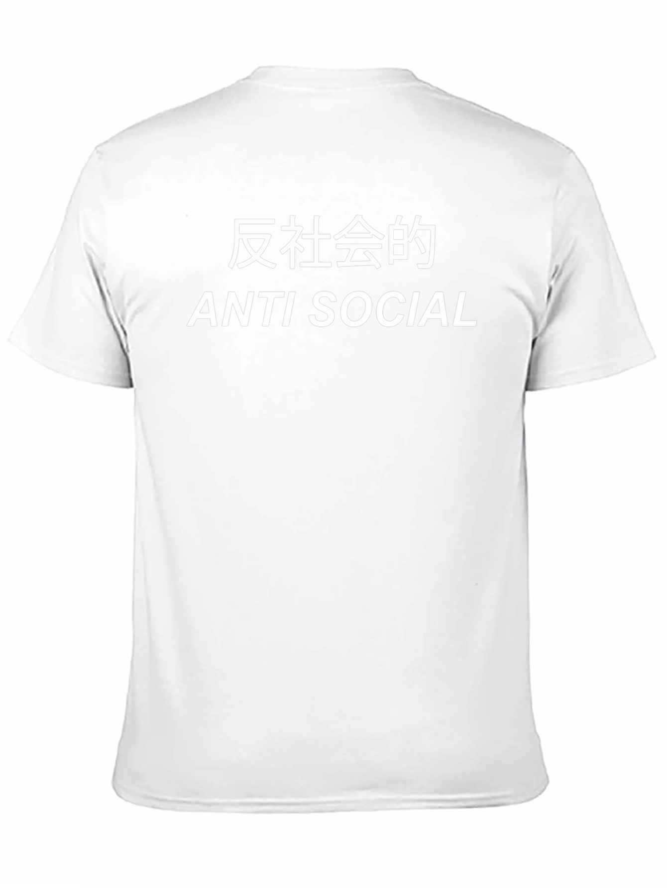 Anti Social Graphic T-Shirt - Black