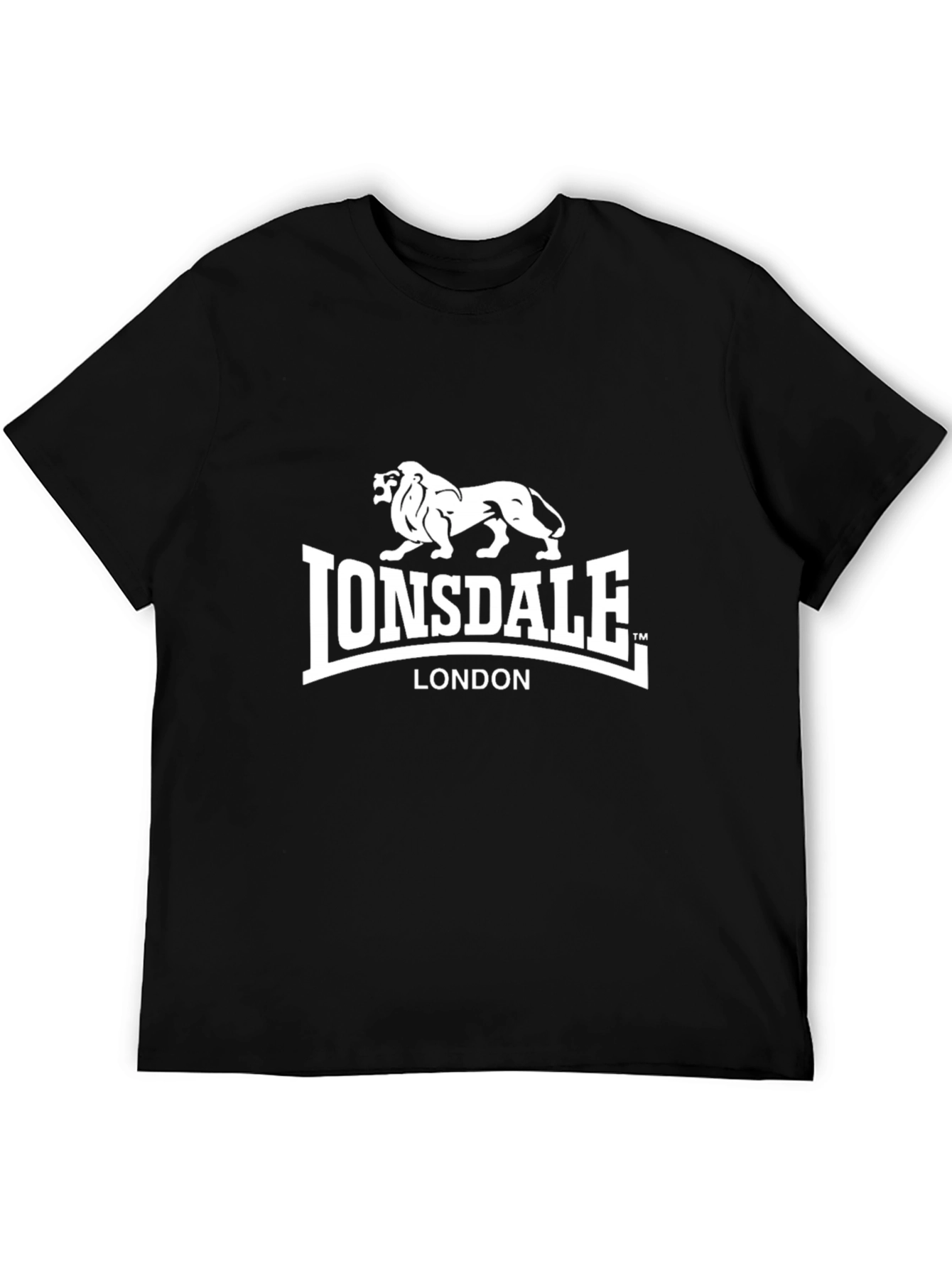 Lonsdale London Black Graphic Tee