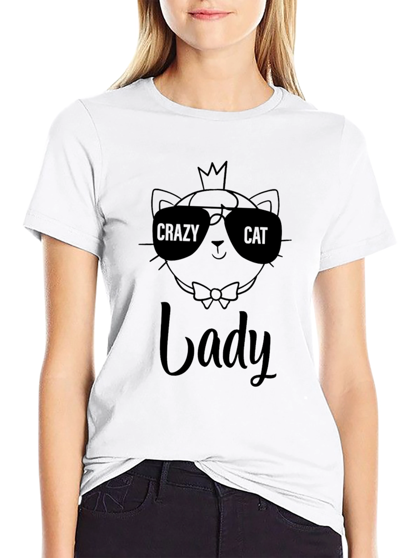 Crazy Cat Lady Graphic T-Shirt