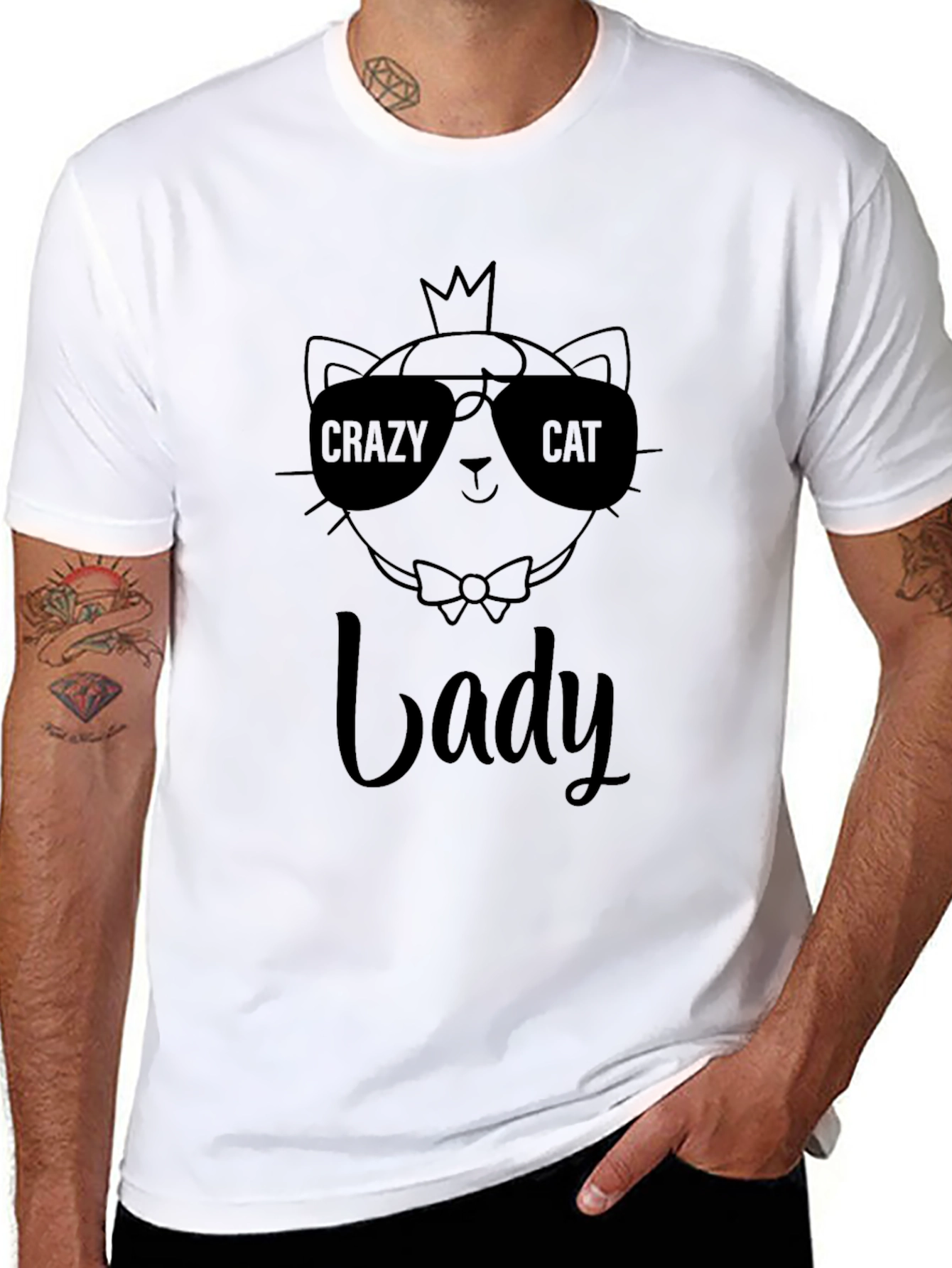 Crazy Cat Lady Graphic T-Shirt