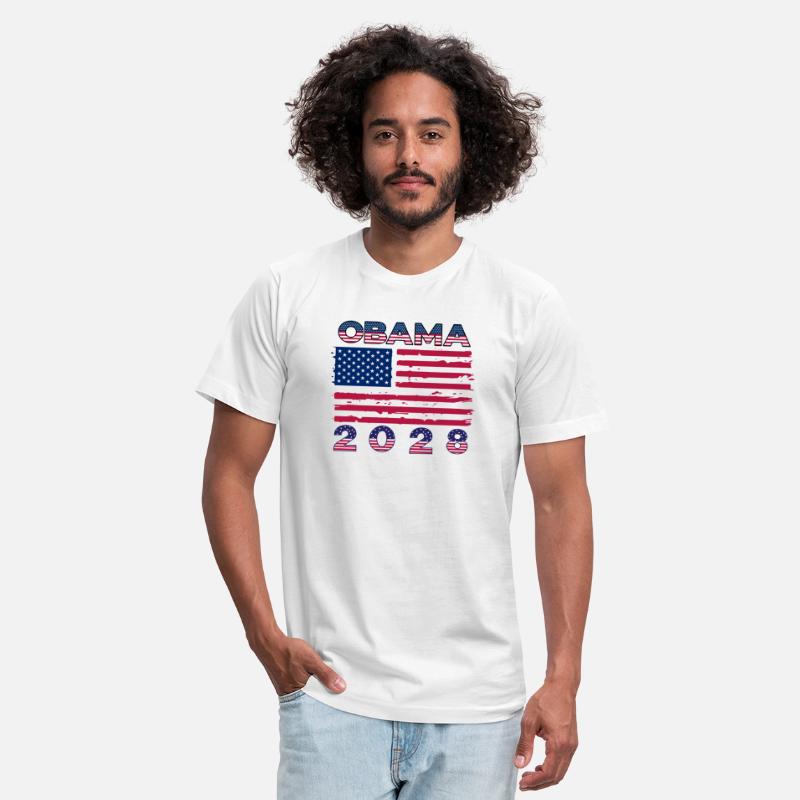 Obama 2028 Vintage Flag Patriotic Politics Protest