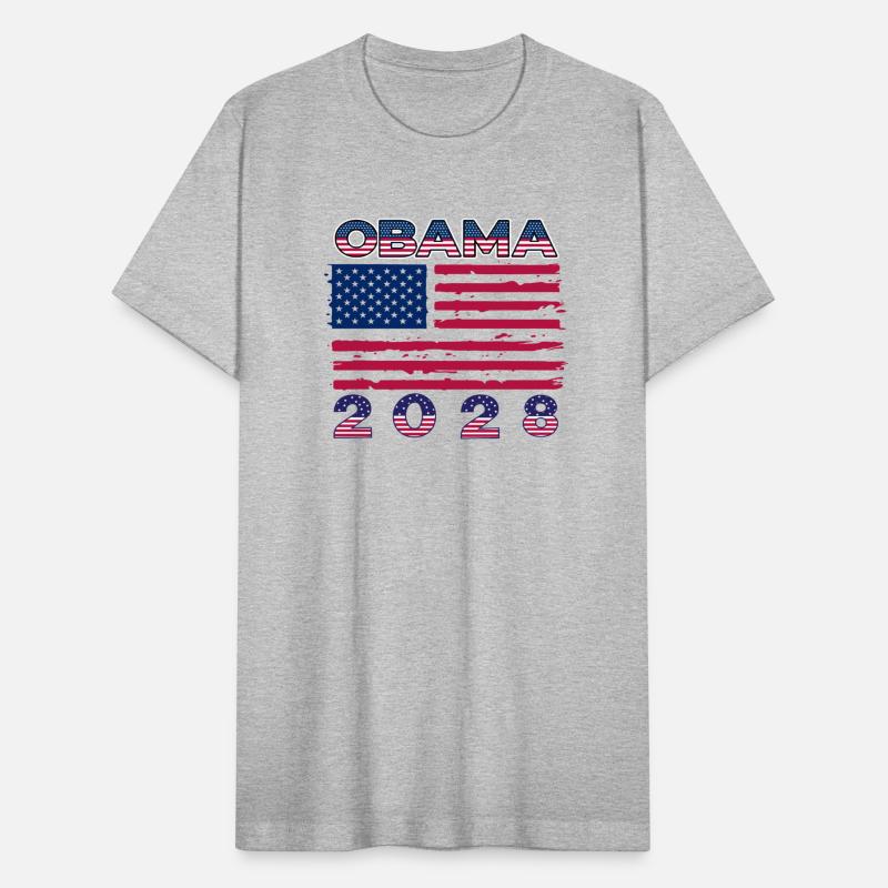 Obama 2028 Vintage Flag Patriotic Politics Protest