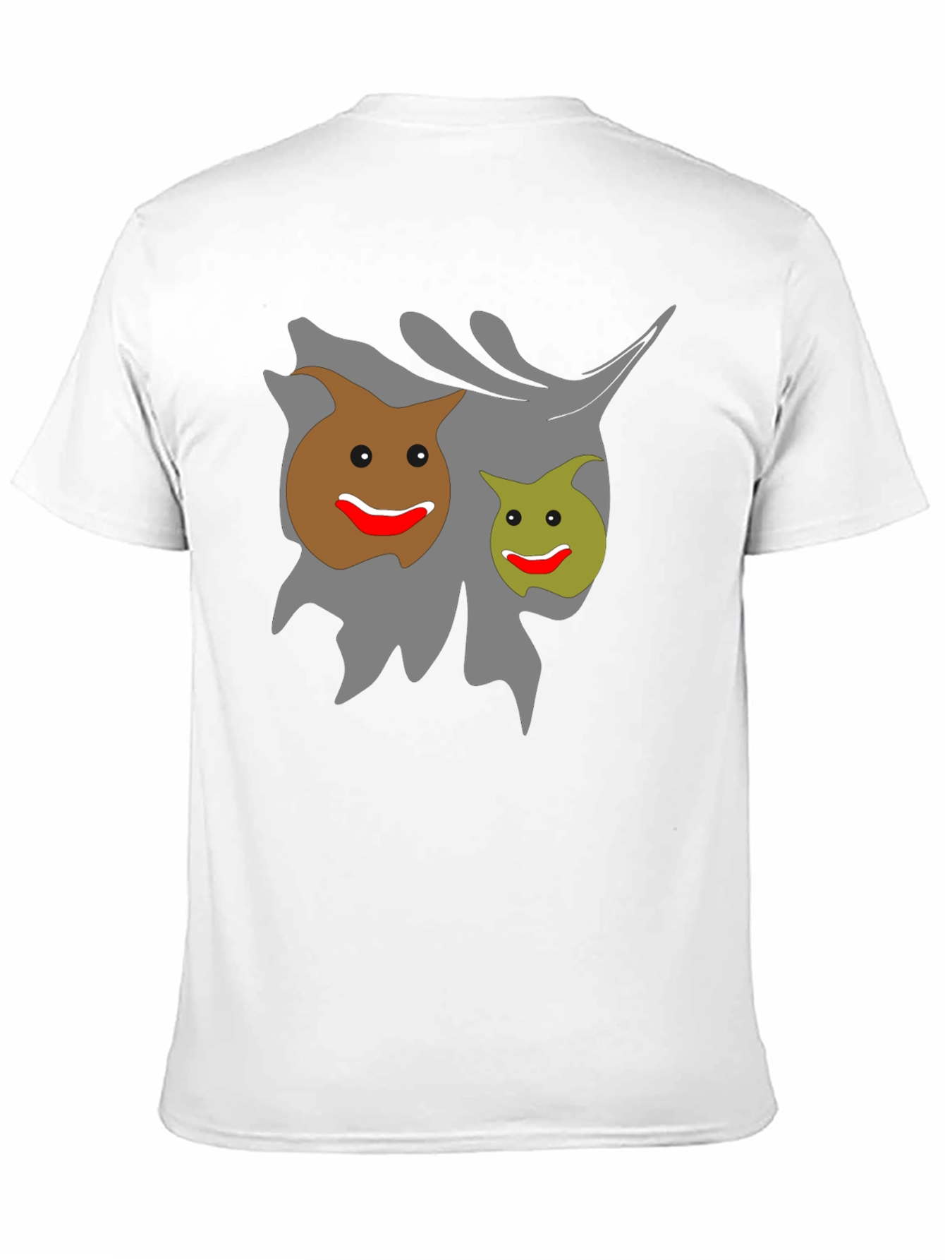 Funny Graphic Tee - Smiling Cartoon Poop