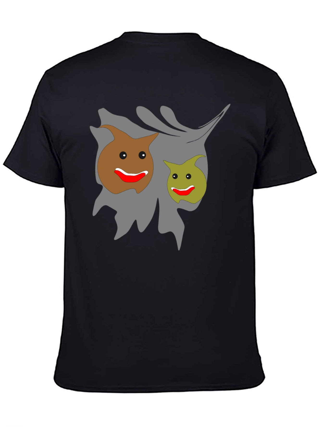 Funny Graphic Tee - Smiling Cartoon Poop